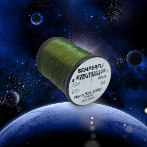 Semperfli Nano Silk Streamer 200D Dark Green
